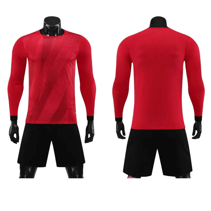 Goalkeeper Football Jersey Suit for Kids Adults Personalized Custom Boys Girls Men's Womens Print Long Sleeve Soccer Uniforms - The Clothing Company Sydney