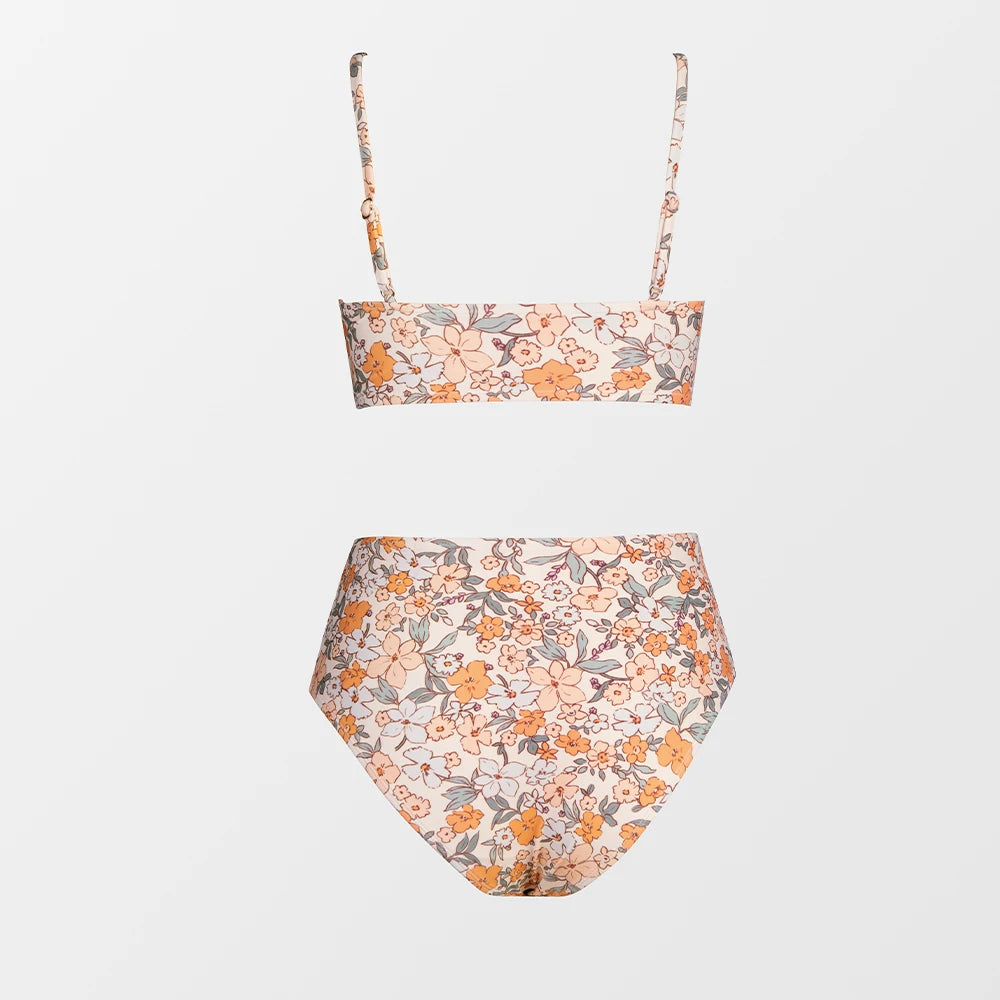 2 Piece High Waist Swimsuit Bikini Set The Clothing Company Sydney