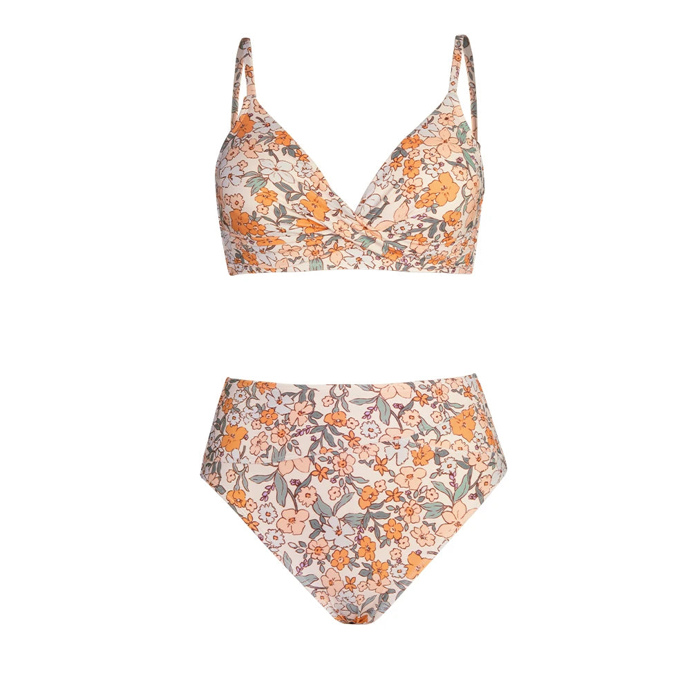 2 Piece High Waist Swimsuit Bikini Set The Clothing Company Sydney