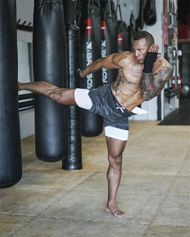 Men’s Multi-Pocket Workout Shorts – Lined Fitness, Running & Beachwear Shorts The Clothing Company Sydney