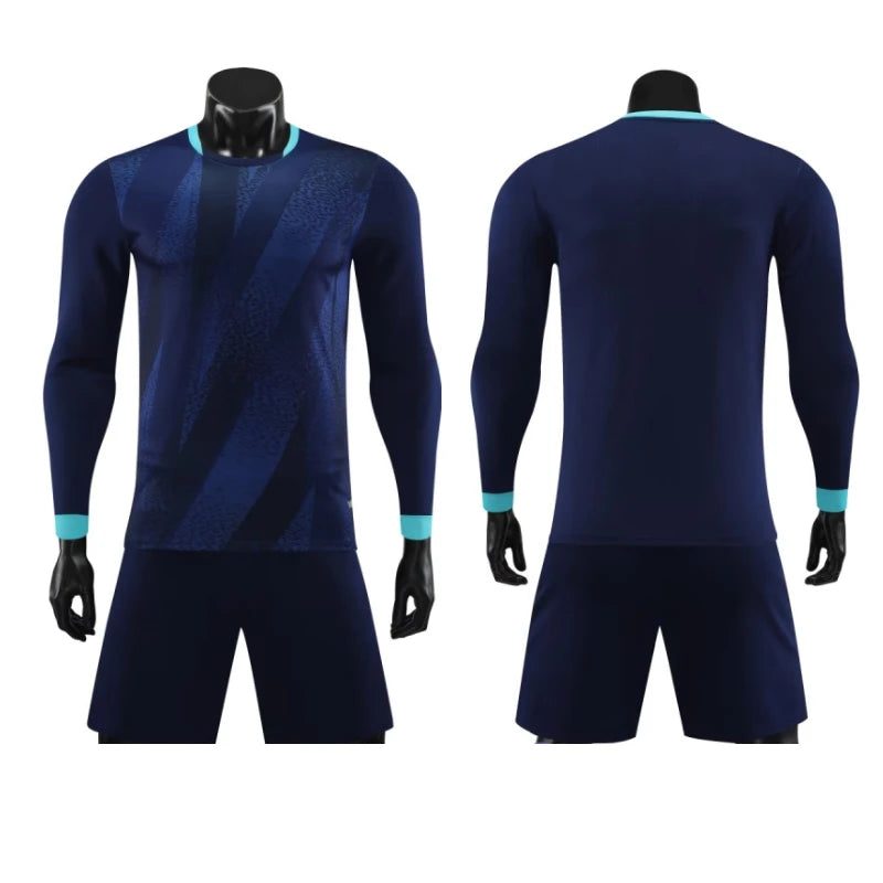 Goalkeeper Football Jersey Suit for Kids Adults Personalized Custom Boys Girls Men's Womens Print Long Sleeve Soccer Uniforms - The Clothing Company Sydney