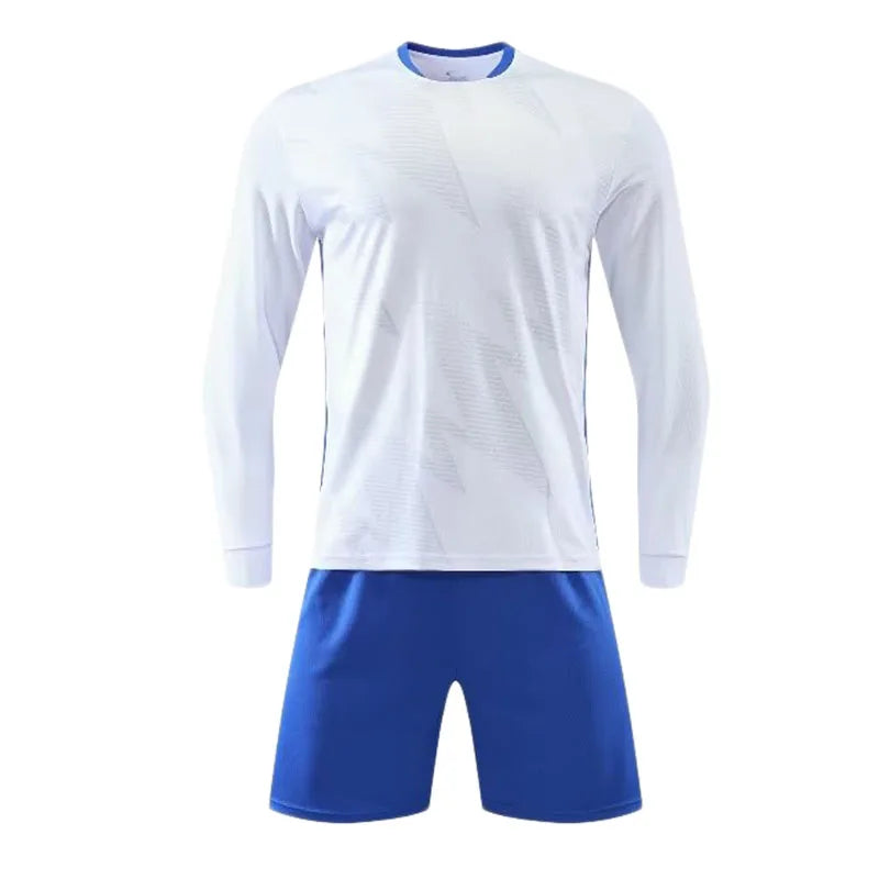 Mens Womens Kids Long Sleeve Football Jersey Set  Team Soccer Training Match Sports Uniform Suit The Clothing Company Sydney