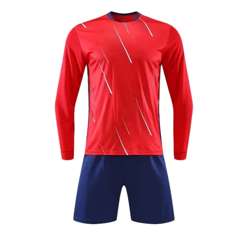 Mens Womens Kids Long Sleeve Football Jersey Set Custom Team Soccer Training Match Sports Uniform The Clothing Company Sydney