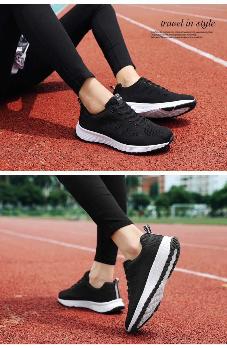 Women's Sport Shoes Sneakers Woman Running Shoes Breathable Antislip Light Flats The Clothing Company Sydney