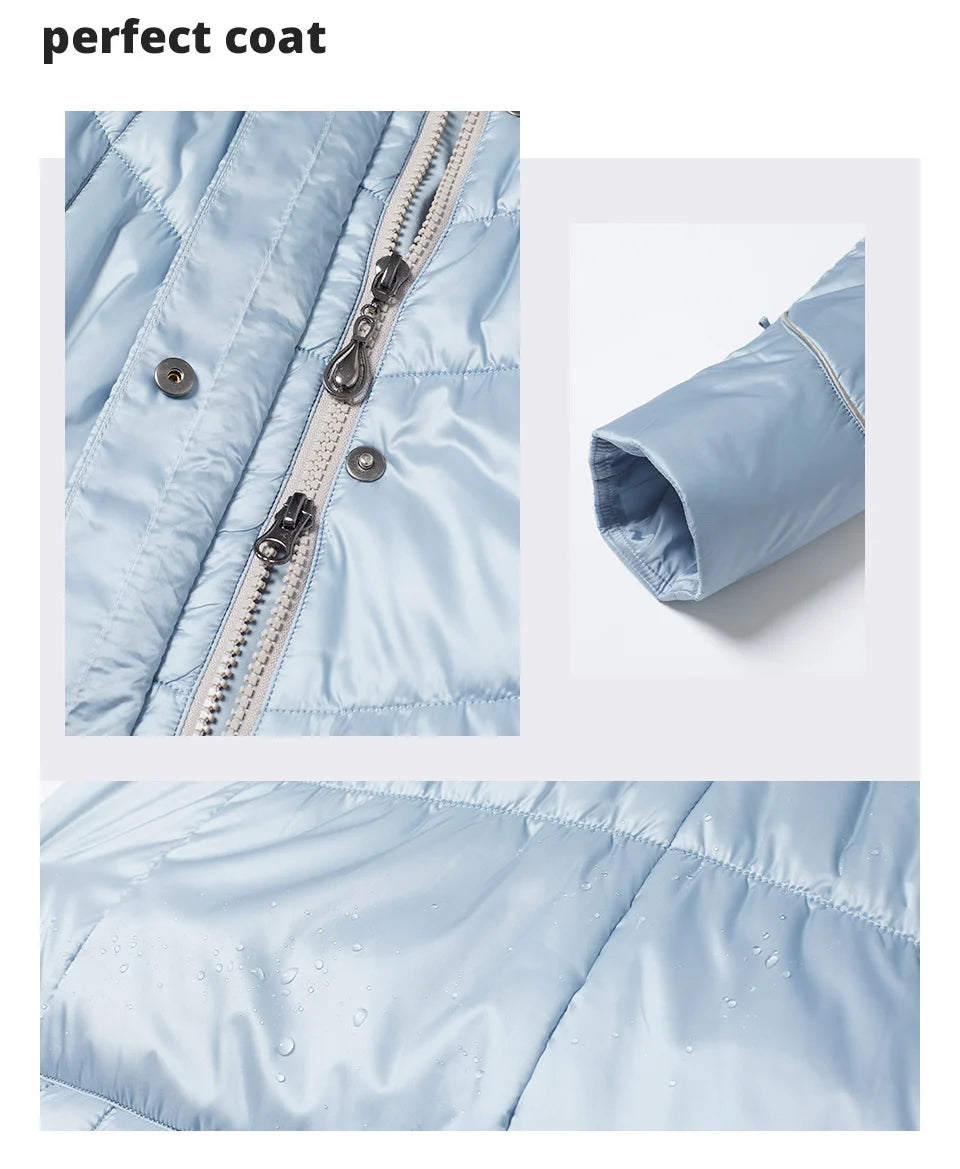 Women's winter Coat Casual Parkas Hooded Coats Plus Size Jacket - The Clothing Company Sydney