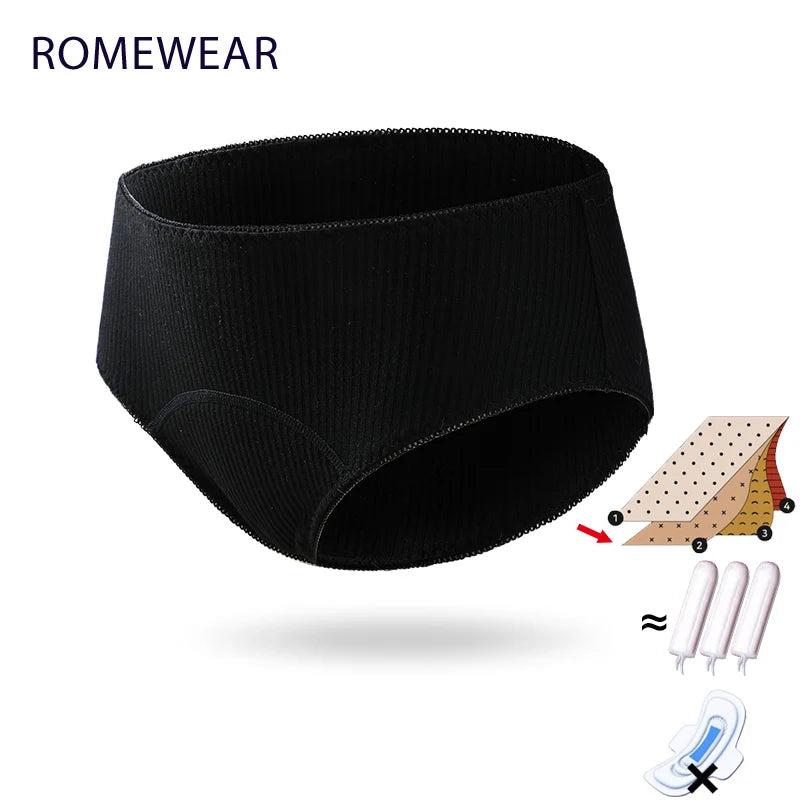 Menstrual Panties For Women Period Underwear 4 Layer Plus Size Heavy Flow Absorbency Leakproof Physiological Sanitary Lingerie - The Clothing Company Sydney