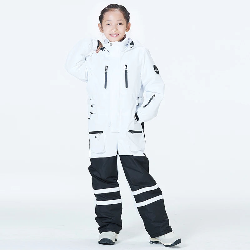 Children's Jumpsuit Ski Wear Snow Suit Snowboarding Clothing Windproof Waterproof Winter Outdoor Costumes For Boy's and Girl's The Clothing Company Sydney