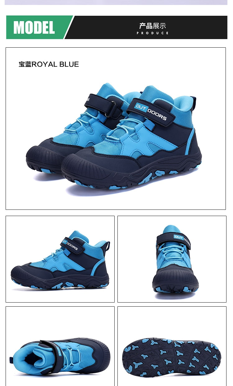 Autumn Hiking Shoes Kids Outdoor Sneakers Boys Girls Ankle Trekking Shoes Children Winter Hiking Boots Breathable Anti-Slip Shoe The Clothing Company Sydney