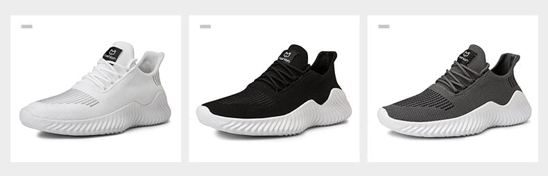 Fashion Sneakers Men's Classic Male Casual Shoes Breathable Mesh Gym Training Athletic Outdoor Shoes Lace Up Sneakers The Clothing Company Sydney