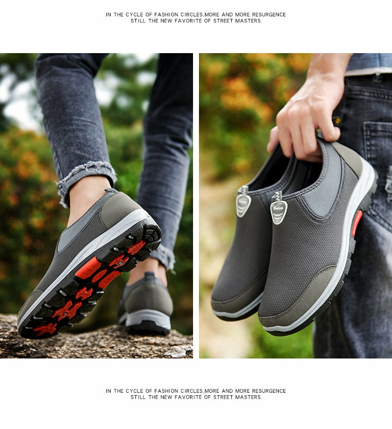 Summer Men's Shoes Lightweight Sneakers Fashion Casual Walking Shoes Breathable Slip on Mens Loafers The Clothing Company Sydney