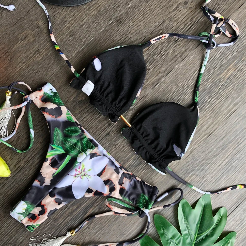 Women's Beachwear Sexy Bikinis Set Hot Sport Swimwear Push-Up Padded Swimsuit Exquisite Bather Swimwear The Clothing Company Sydney