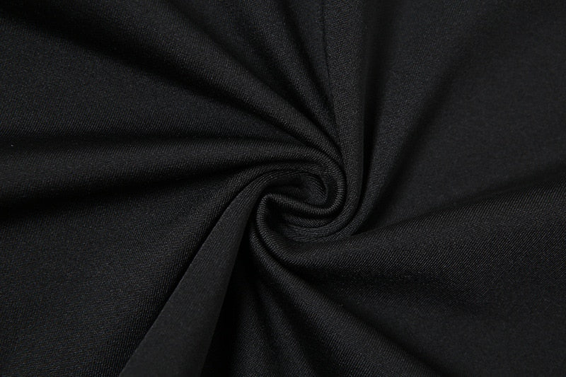 Cut Out Black Mini Dresses Club Party Outfits for Women Elegant Long Sleeve Solid Bodycon Dress The Clothing Company Sydney