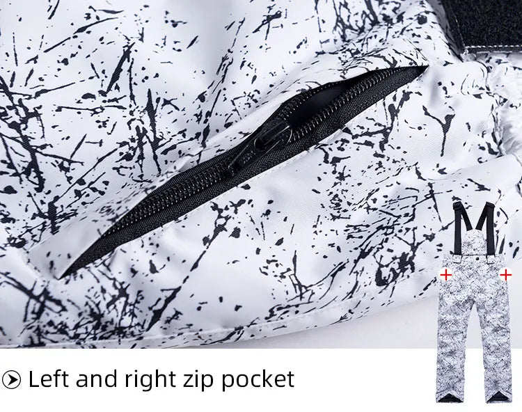 Children's Snow Suit Outfit Wear Outdoor Waterproof Windproof Warm Costume Winter Snowboarding Ski Jacket and Strap Pant Boys and Girls The Clothing Company Sydney