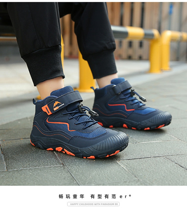 Autumn Hiking Shoes Kids Outdoor Sneakers Boys Girls Ankle Trekking Shoes Children Winter Hiking Boots Breathable Anti-Slip Shoe The Clothing Company Sydney