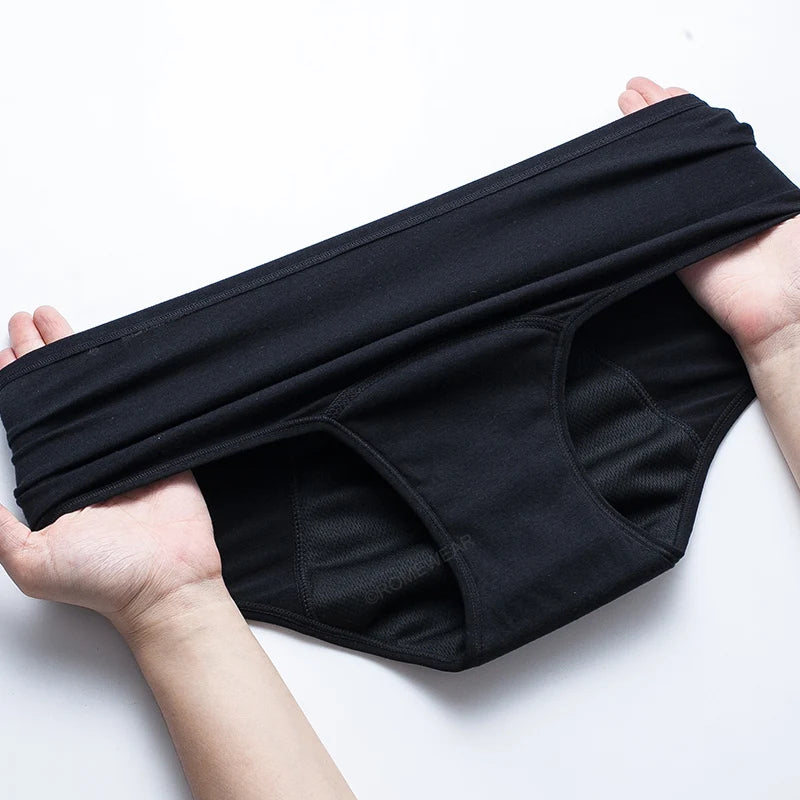 Menstrual Panties For Women Period Underwear 4 Layer Plus Size Heavy Flow Absorbency Leakproof Physiological Sanitary Lingerie - The Clothing Company Sydney