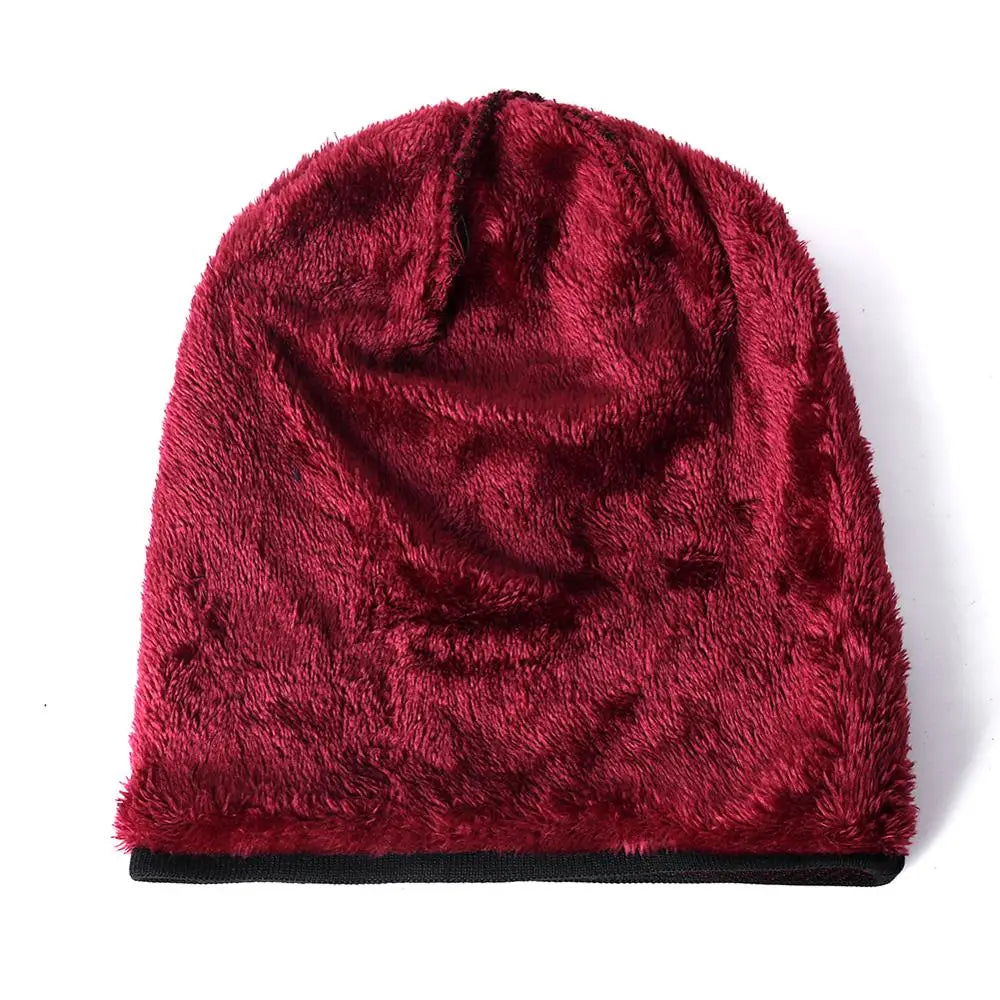 Unisex Warm Winter Hat Fashion Men & Women Thick Knitted Hat Outdoor Sports Ski Beanie Hats - The Clothing Company Sydney
