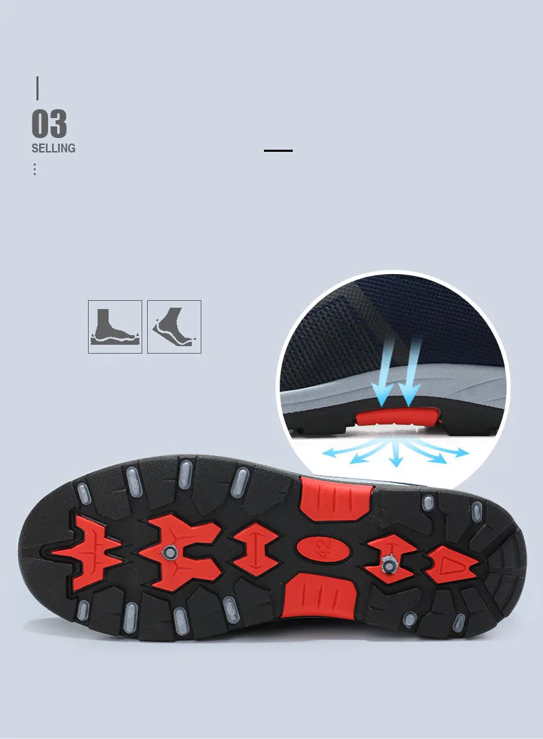 Summer Mesh Casual Shoes Breathable Slip on Mens Loafers Lightweight Sneakers Non-slip Walking Shoes The Clothing Company Sydney