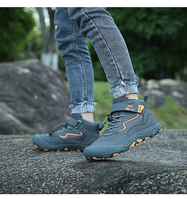 Autumn Hiking Shoes Kids Outdoor Sneakers Boys Girls Ankle Trekking Shoes Children Winter Hiking Boots Breathable Anti-Slip Shoe The Clothing Company Sydney
