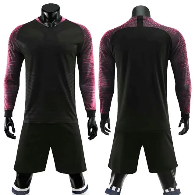 Mens Womens Kids Long Sleeve Soccer Jersey Set Custom Football Jerseys Uniform Team Kit blank Football Set The Clothing Company Sydney
