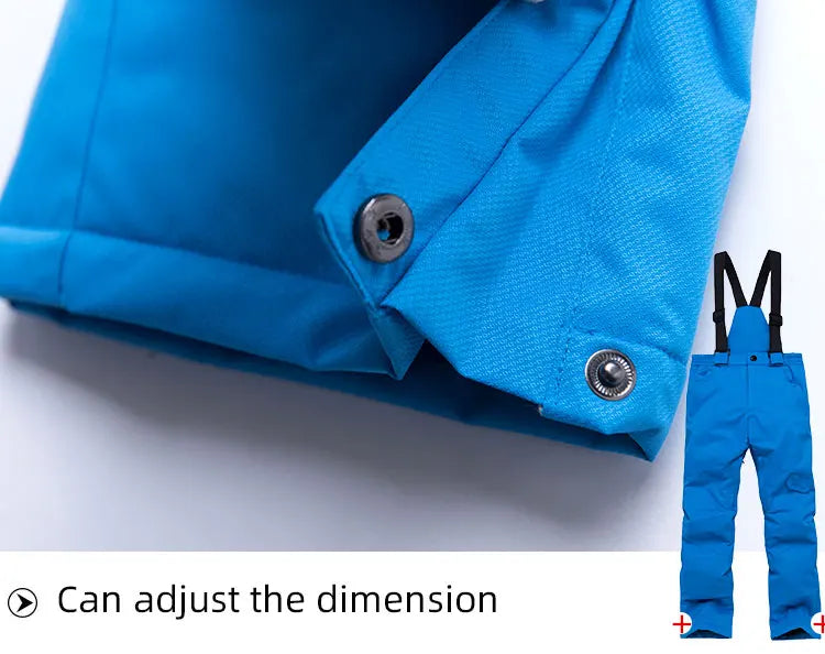 Children's Snow Suit Outfit Wear Outdoor Waterproof Windproof Warm Costume Winter Snowboarding Ski Jacket and Strap Pant Boys and Girls The Clothing Company Sydney