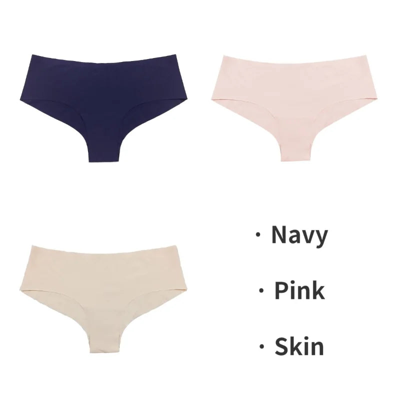 3 Pack Seamless Women's Panties Sports Breathable Underwear Girls Comfortable Briefs Lingerie Satin Underpants The Clothing Company Sydney