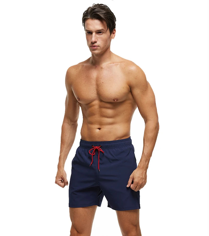 Men's Stretch Swim Trunks Quick Dry Beach Shorts With Zipper Pockets and Mesh Lining The Clothing Company Sydney