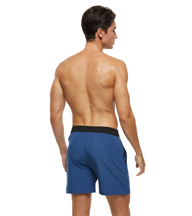 Men's Stretch Swim Trunks Quick Dry Beach Shorts With Zipper Pockets and Mesh Lining The Clothing Company Sydney