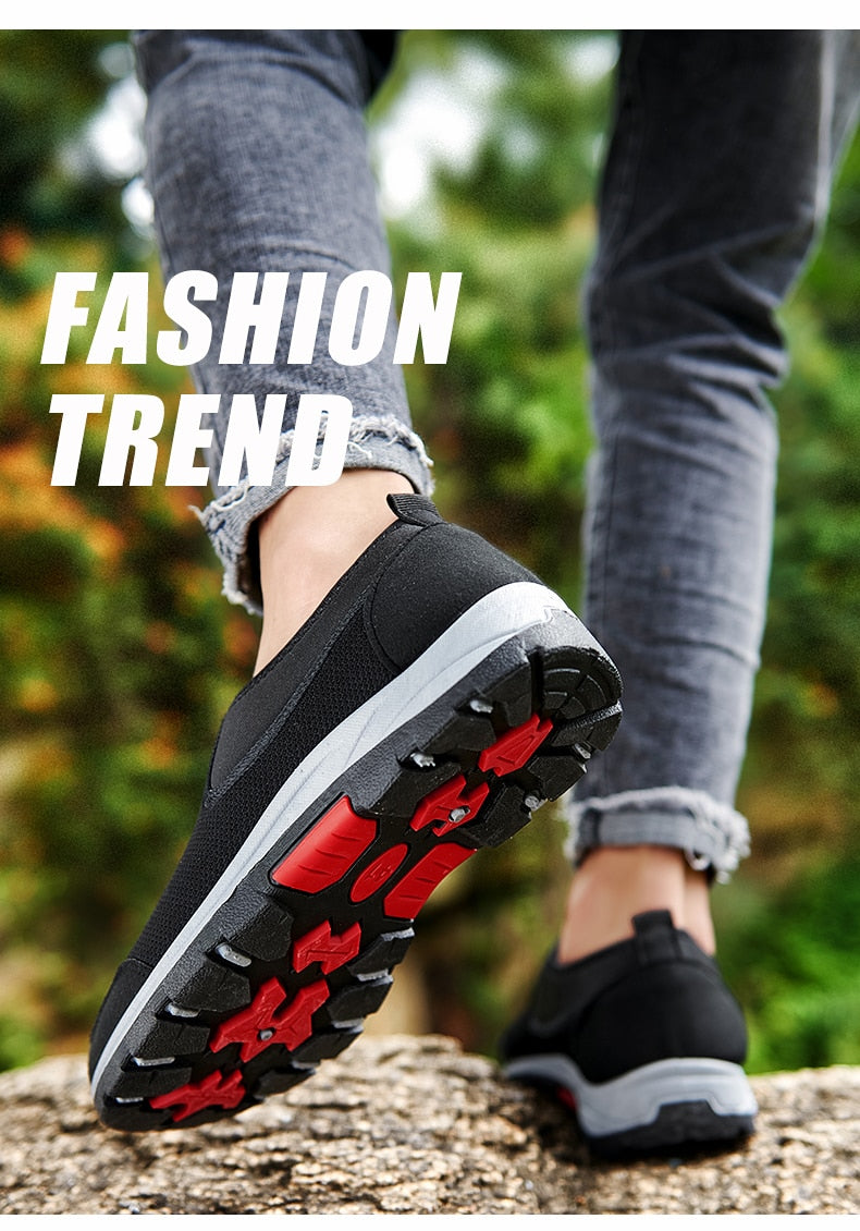 Summer Men's Shoes Lightweight Sneakers Fashion Casual Walking Shoes Breathable Slip on Mens Loafers The Clothing Company Sydney