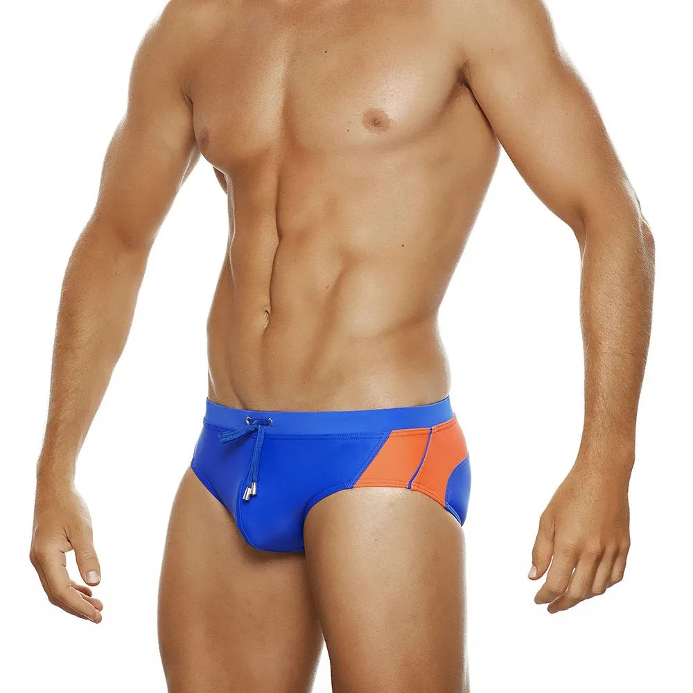 Push-Up Pad Enlarge Pouch Swimwear Colorful Padded Mens Swimming Briefs Swim Surf Beach Shorts Boxers Trunks The Clothing Company Sydney