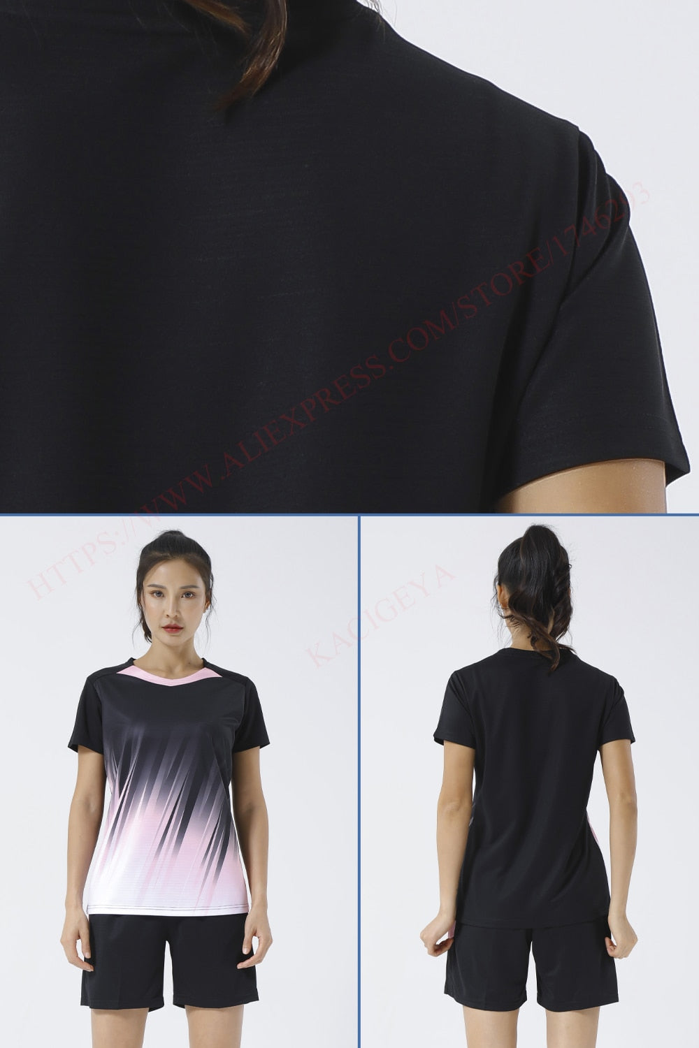 2 Piece Tennis Badminton Shirt Shorts Team Sportswear Uniforms Women Running Training Fitness Exercise Breathable Table Tennis Volleyball Sets The Clothing Company Sydney