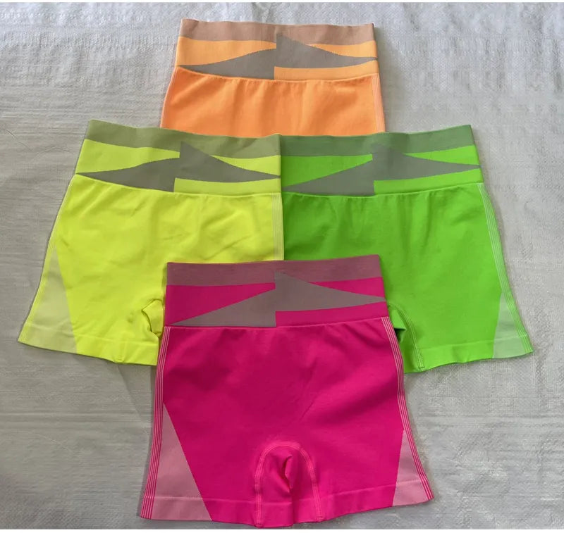 Yoga Set Sport Bra and Shorts fluorescent Gym Set 2 Piece GYM Workout Sportwear Padded Vest Fitness Suit The Clothing Company Sydney
