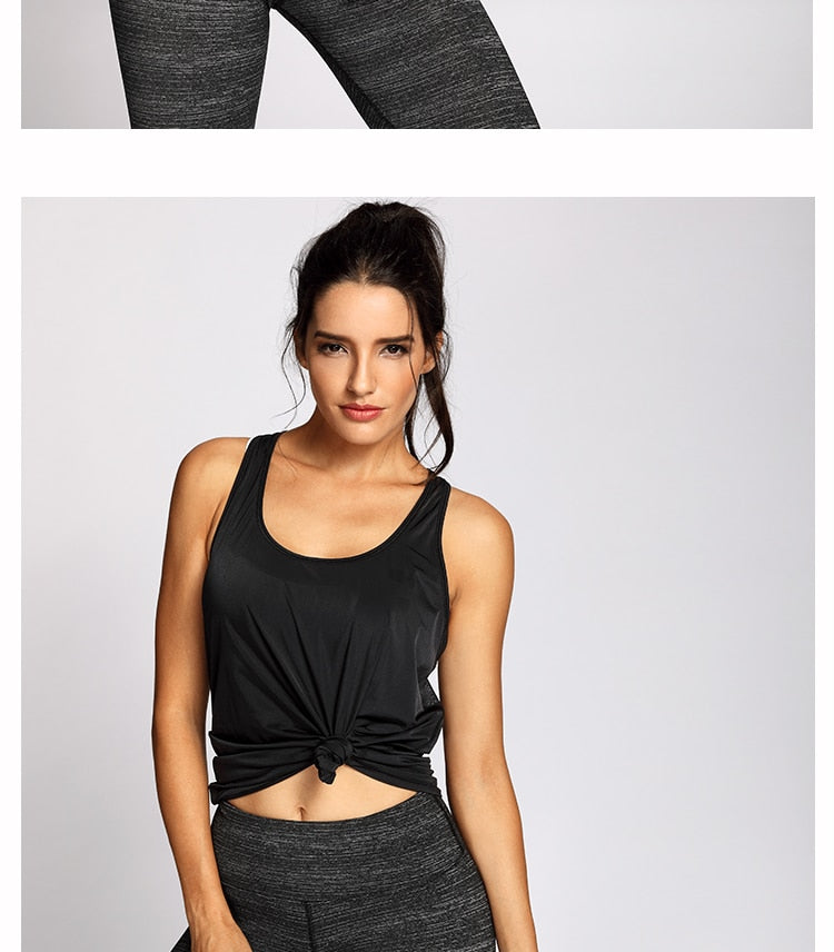Women's Vest Tops Activewear Mesh Workout Sports Racerback Tank Tops Sleeveless Back Hollow Out Pullover T-shirt The Clothing Company Sydney