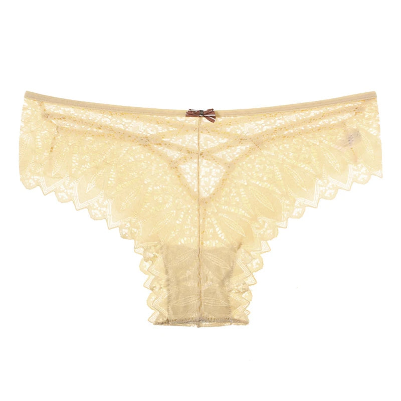 Women's Panties Lace Underwear Sexy Low-Waist Briefs Hollow Out G String Underpants Lingerie The Clothing Company Sydney