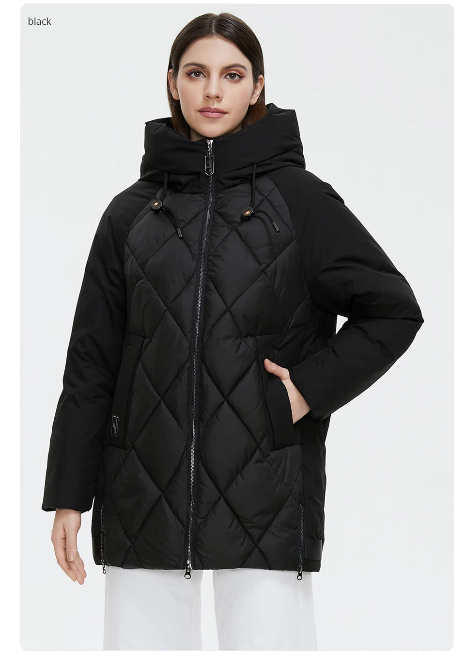 Winter Jacket Women's Collection Warm Jacket Mid-length Coats Parka - The Clothing Company Sydney