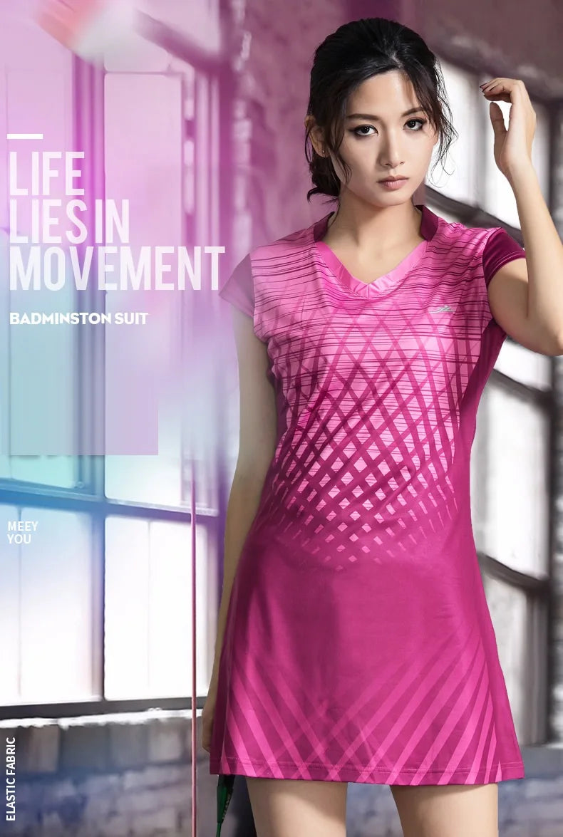 2 Piece Women's Sports Dress and Inner shorts Ladies Tennis Dresses With Shorts Badminton Golf Netball Volleyball Clothes Gym Running Matching Set Sportswear The Clothing Company Sydney