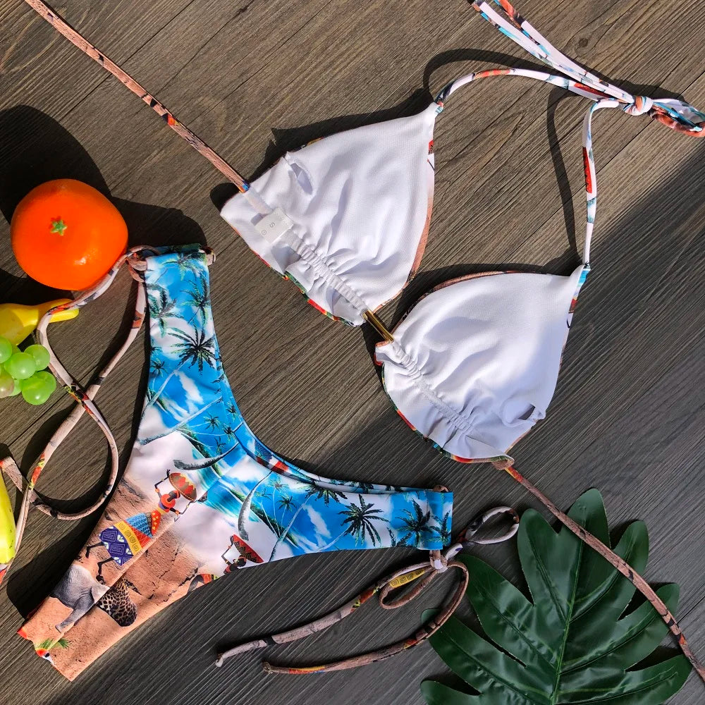 Women's Beachwear Sexy Bikinis Set Hot Sport Swimwear Push-Up Padded Swimsuit Exquisite Bather Swimwear The Clothing Company Sydney