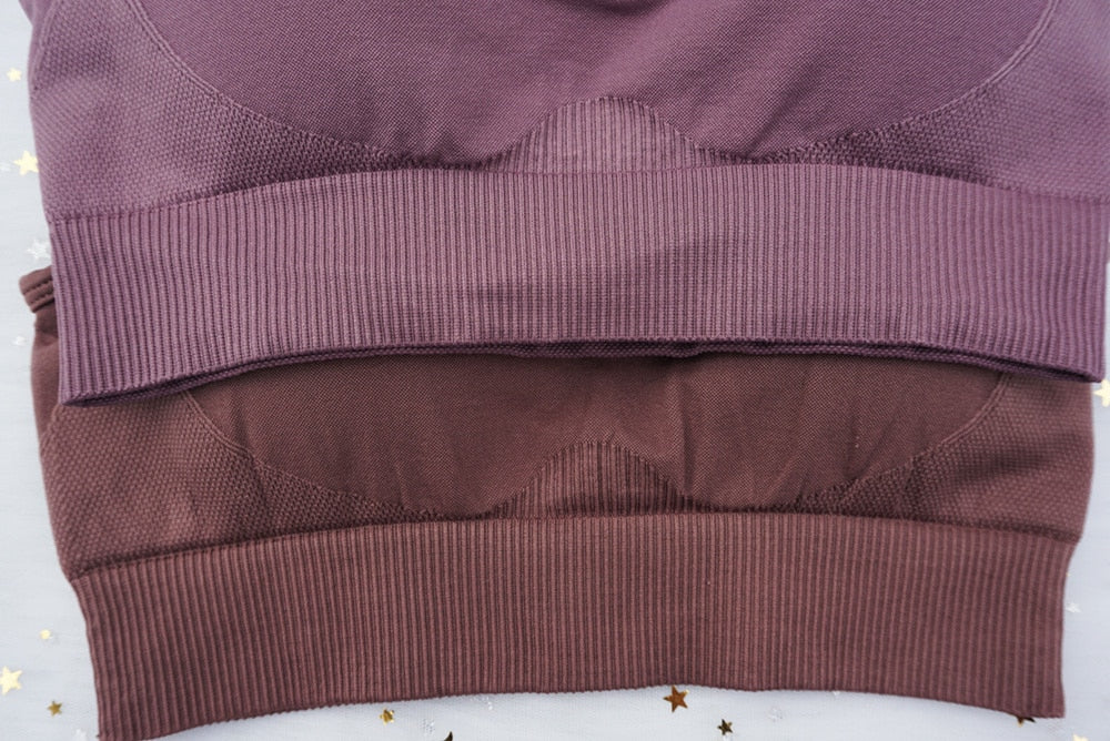 2 Piece Set Workout Gym Clothes For Women Yoga Set Solid Colour Fitness Leggings Sportswear Women's Yoga Wear Sport Bra And Pants The Clothing Company Sydney