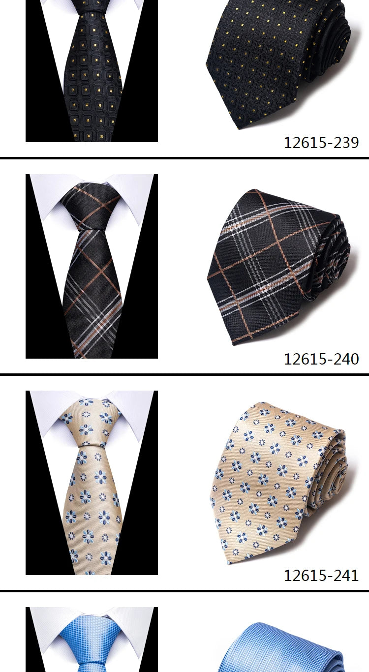 Men's Woven 8 cm Necktie Wedding Accessories Party Office Wear The Clothing Company Sydney