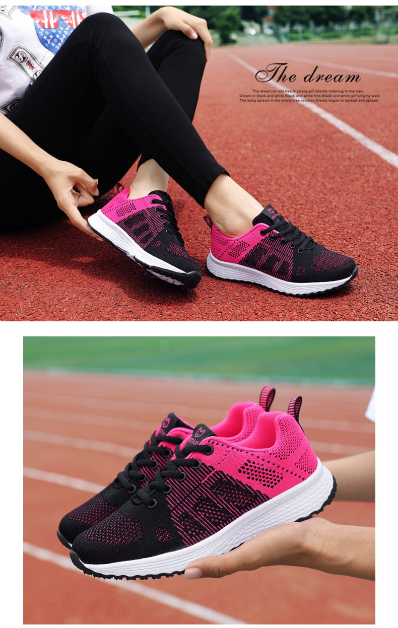 Women's Sport Shoes Sneakers Woman Running Shoes Breathable Antislip Light Flats The Clothing Company Sydney