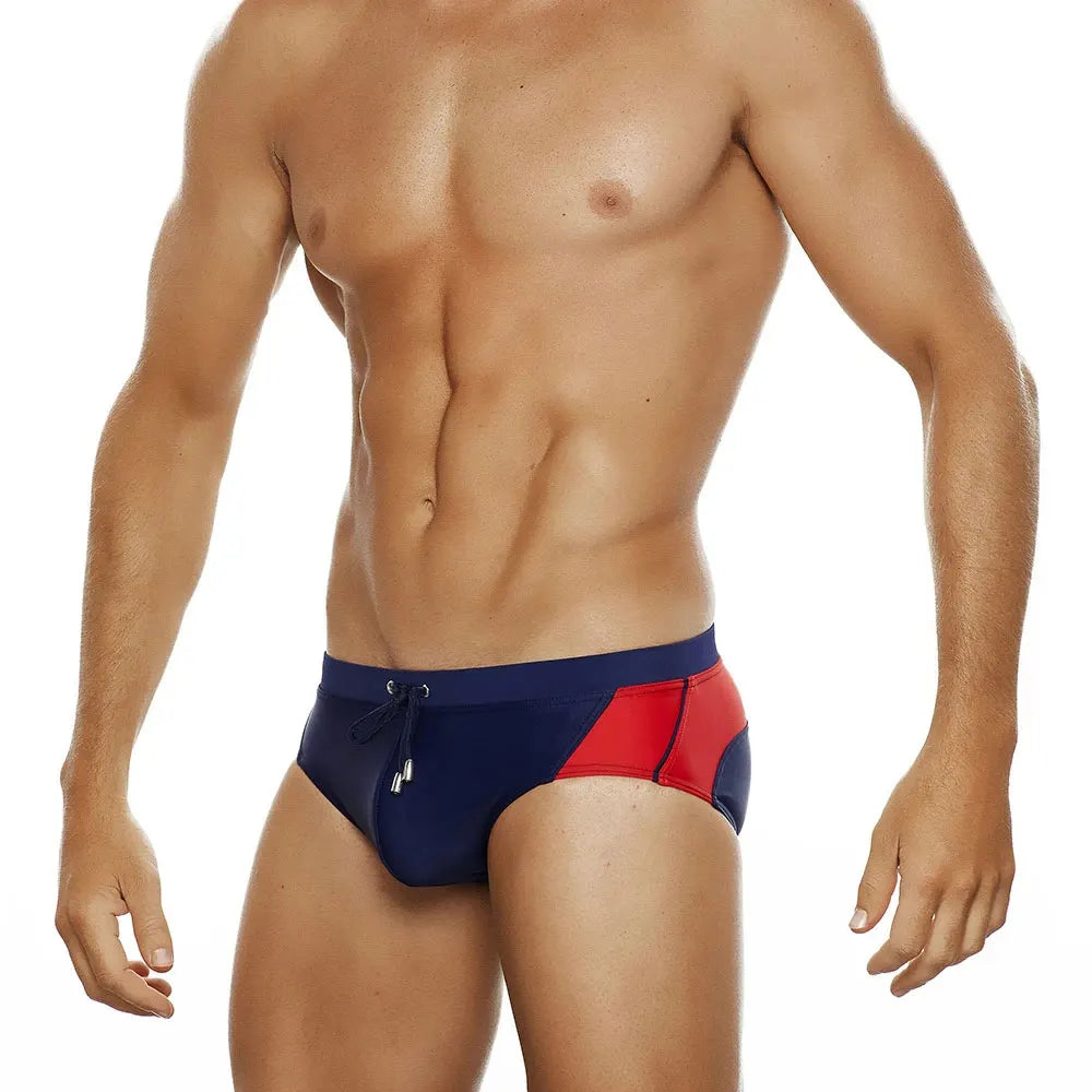 Push-Up Pad Enlarge Pouch Swimwear Colorful Padded Mens Swimming Briefs Swim Surf Beach Shorts Boxers Trunks The Clothing Company Sydney