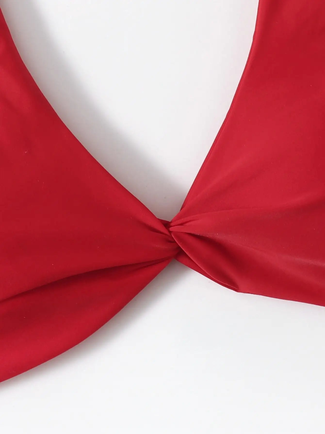 2 Piece Solid Tie Bikini Padded Bra High Leg Bandage Push Up Bikini Set Brazilian Swimsuit Women Swimwear - The Clothing Company Sydney