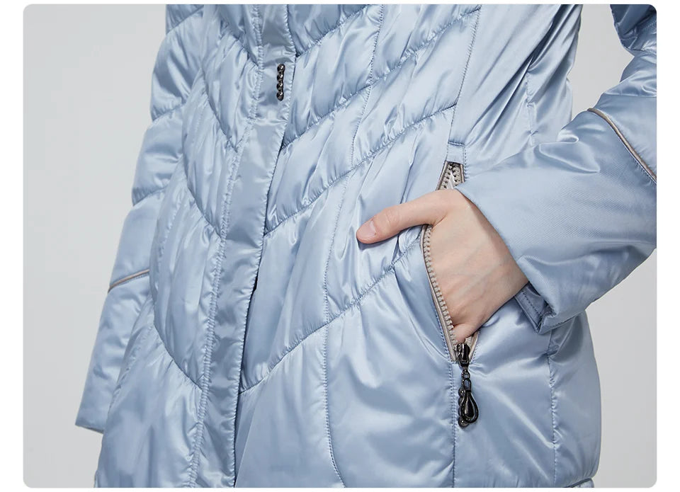 Women's winter Coat Casual Parkas Hooded Coats Plus Size Jacket - The Clothing Company Sydney