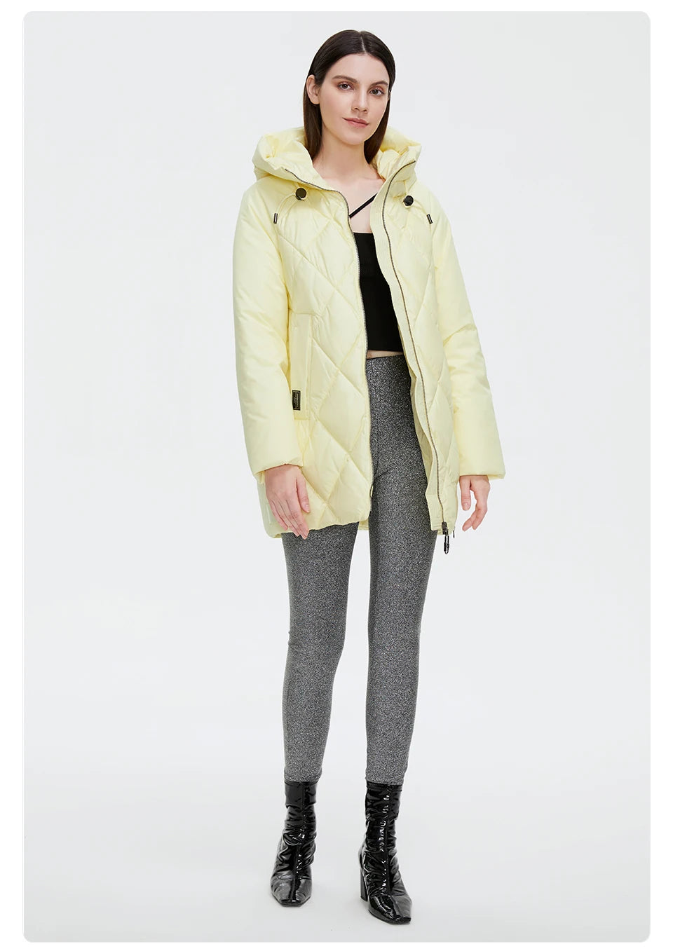 Winter Jacket Women's Collection Warm Jacket Mid-length Coats Parka - The Clothing Company Sydney