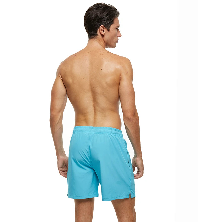 Men's Stretch Swim Trunks Quick Dry Beach Shorts With Zipper Pockets and Mesh Lining The Clothing Company Sydney