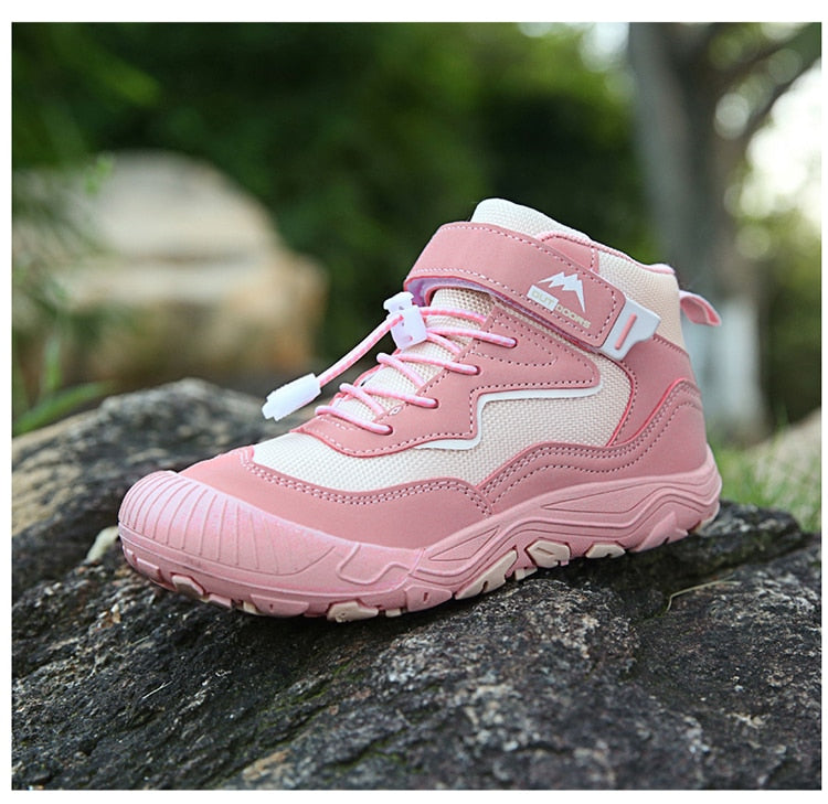 Autumn Hiking Shoes Kids Outdoor Sneakers Boys Girls Ankle Trekking Shoes Children Winter Hiking Boots Breathable Anti-Slip Shoe The Clothing Company Sydney