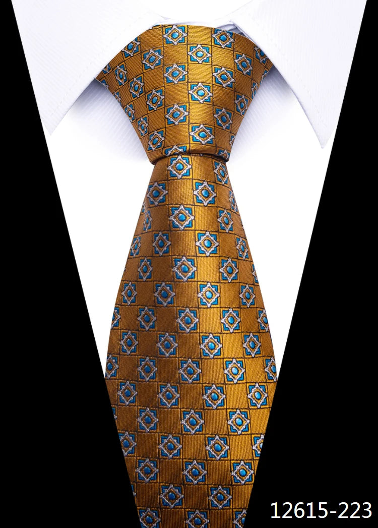 Men's Woven 8 cm Necktie Wedding Accessories Party Office Wear The Clothing Company Sydney
