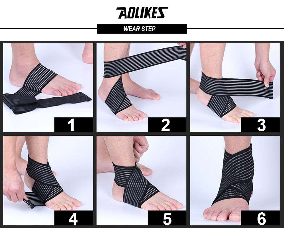 1 Pack Sports Strain Wraps Bandages Elastic Ankle Support Pad Protection Ankle Bandage Guard Gym Protection Strap The Clothing Company Sydney