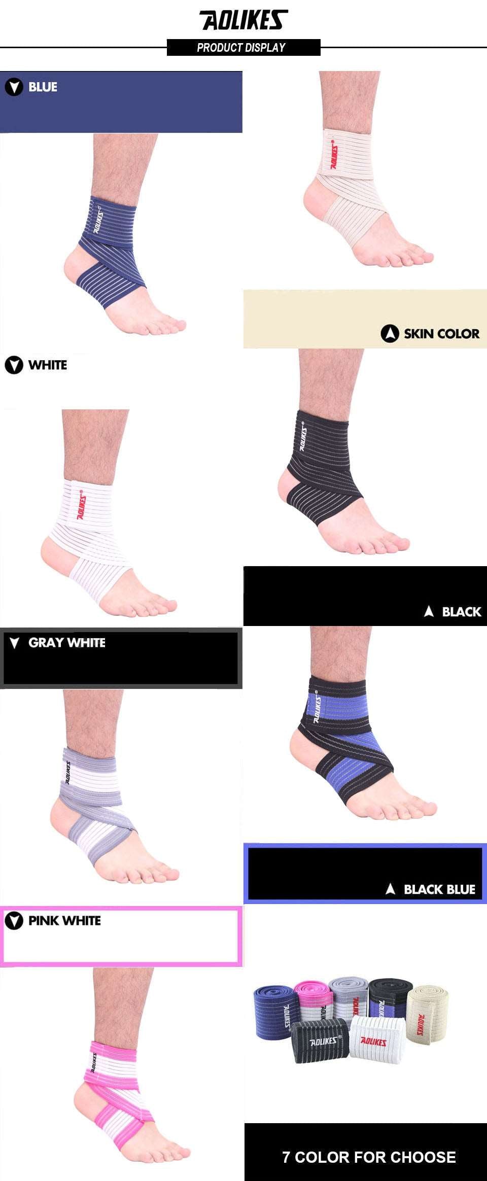 1 Pack Sports Strain Wraps Bandages Elastic Ankle Support Pad Protection Ankle Bandage Guard Gym Protection Strap The Clothing Company Sydney