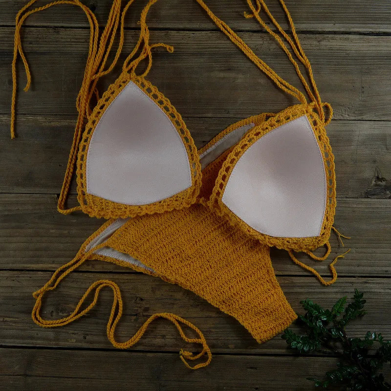 Women's Swimwear Push up Swimsuit Handmade Crochet Bikini Sets Lining Swim Trunks The Clothing Company Sydney