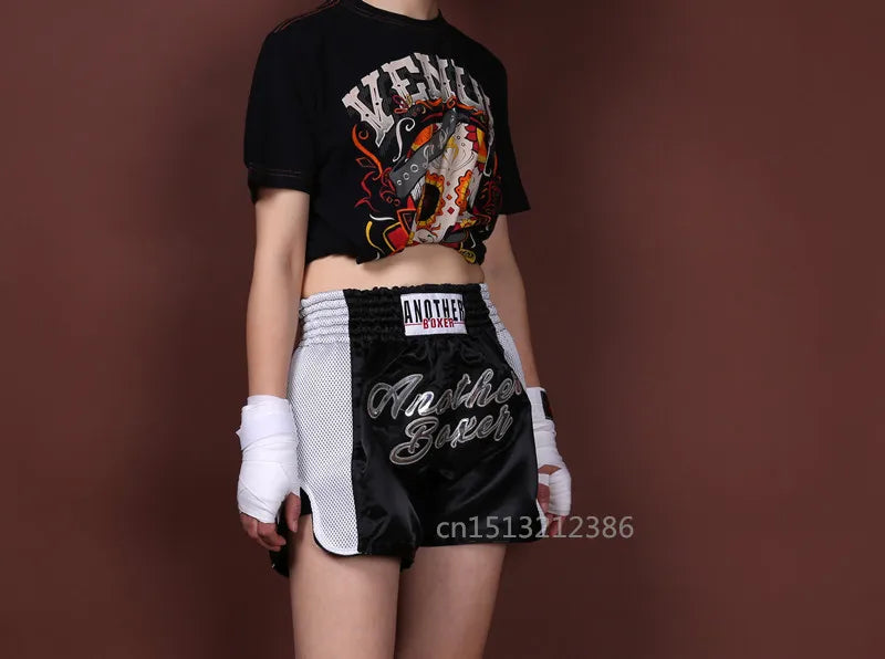 Muay Thai Shorts Kids Men Women MMA Boxing Shorts Trunks Quick Dry Kickboxing Fight Pant Grappling Pant Boxing Pants The Clothing Company Sydney